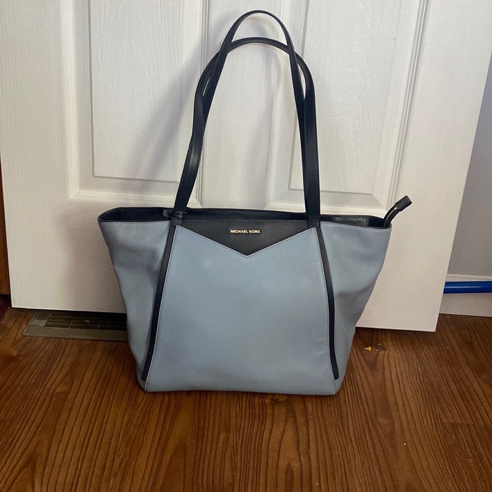 Blue Michael Kors Whitney bag